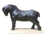 Caballo-Barro de ladrillo-27x22x11Cm.-1997